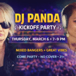 DJ Panda performing live music set at The Broken Leash Dog Park & Bar.