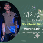 Southern Discomfort performing live music at The Broken Leash dog-friendly bar.