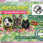 Spring vendor fair with local vendors, dogs, and shopping at The Broken Leash.